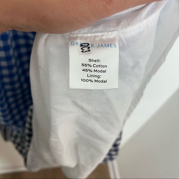 Draper James Taylor Smocked Gingham Midi Dress - Picture 10 of 14